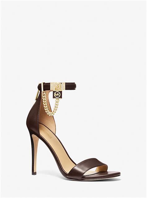 michael kors hamilton embellished leather sandal